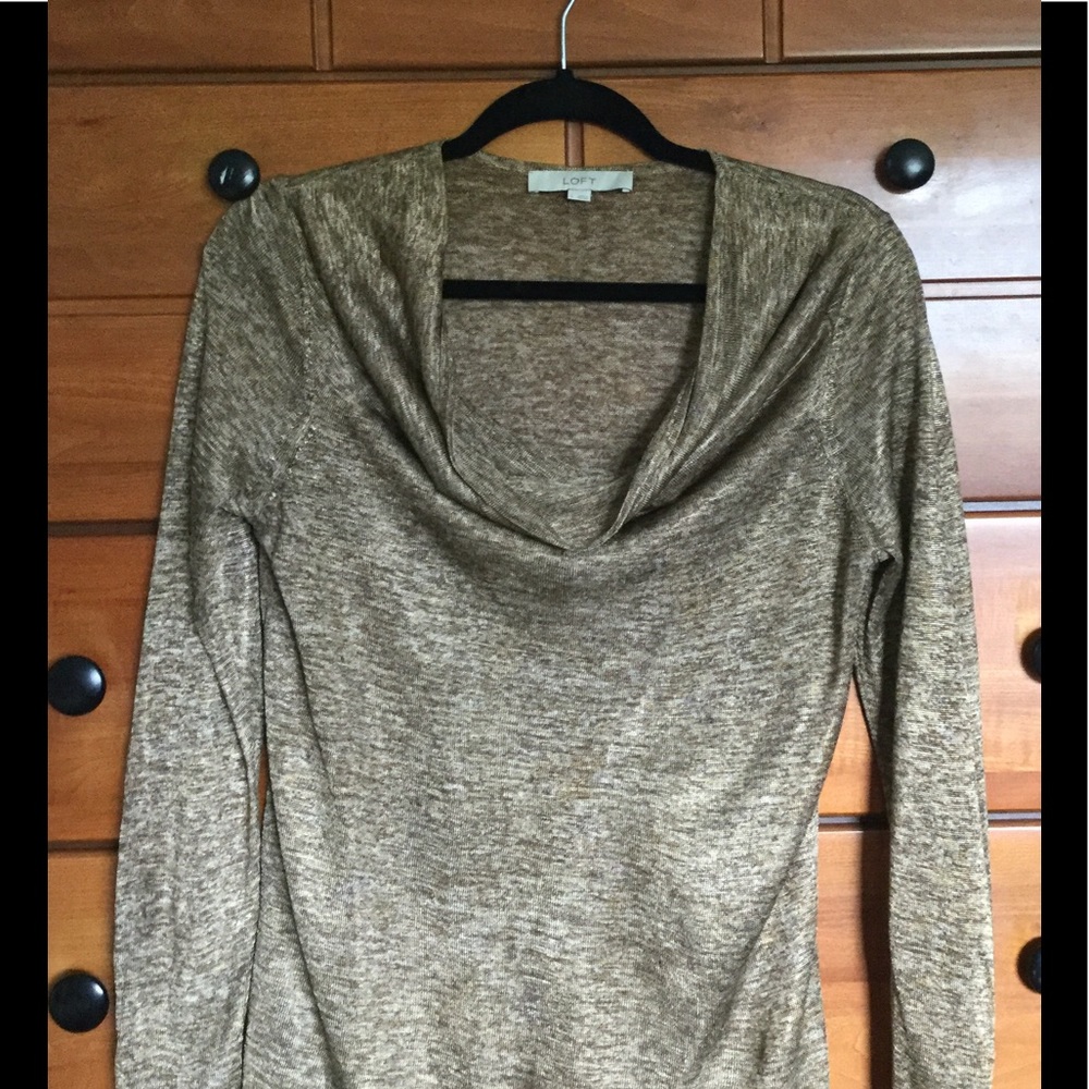 CYBER MONDAY all week! Loft gold sweater $8