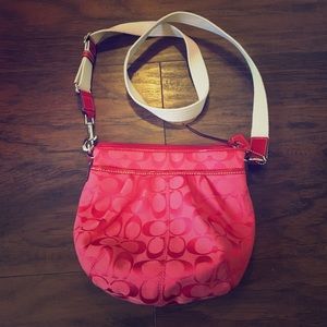 Small coach cross-body bag