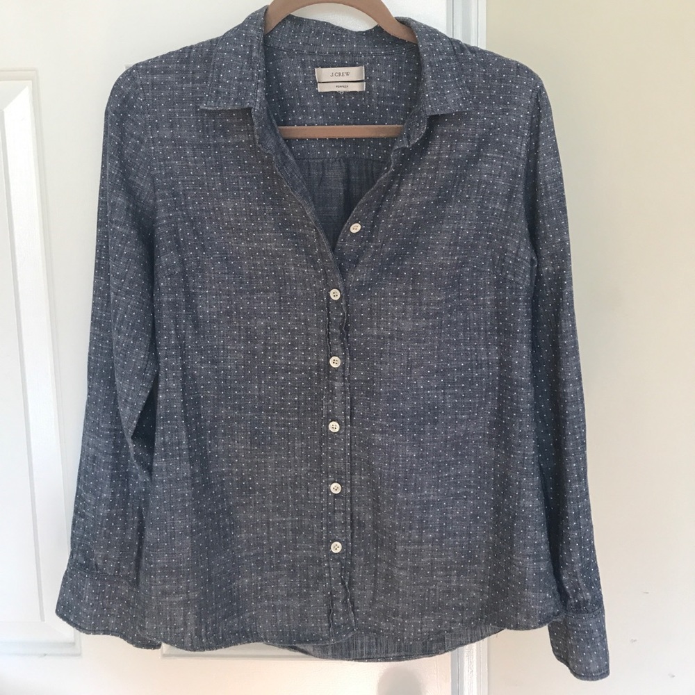 J Crew chambray button-down