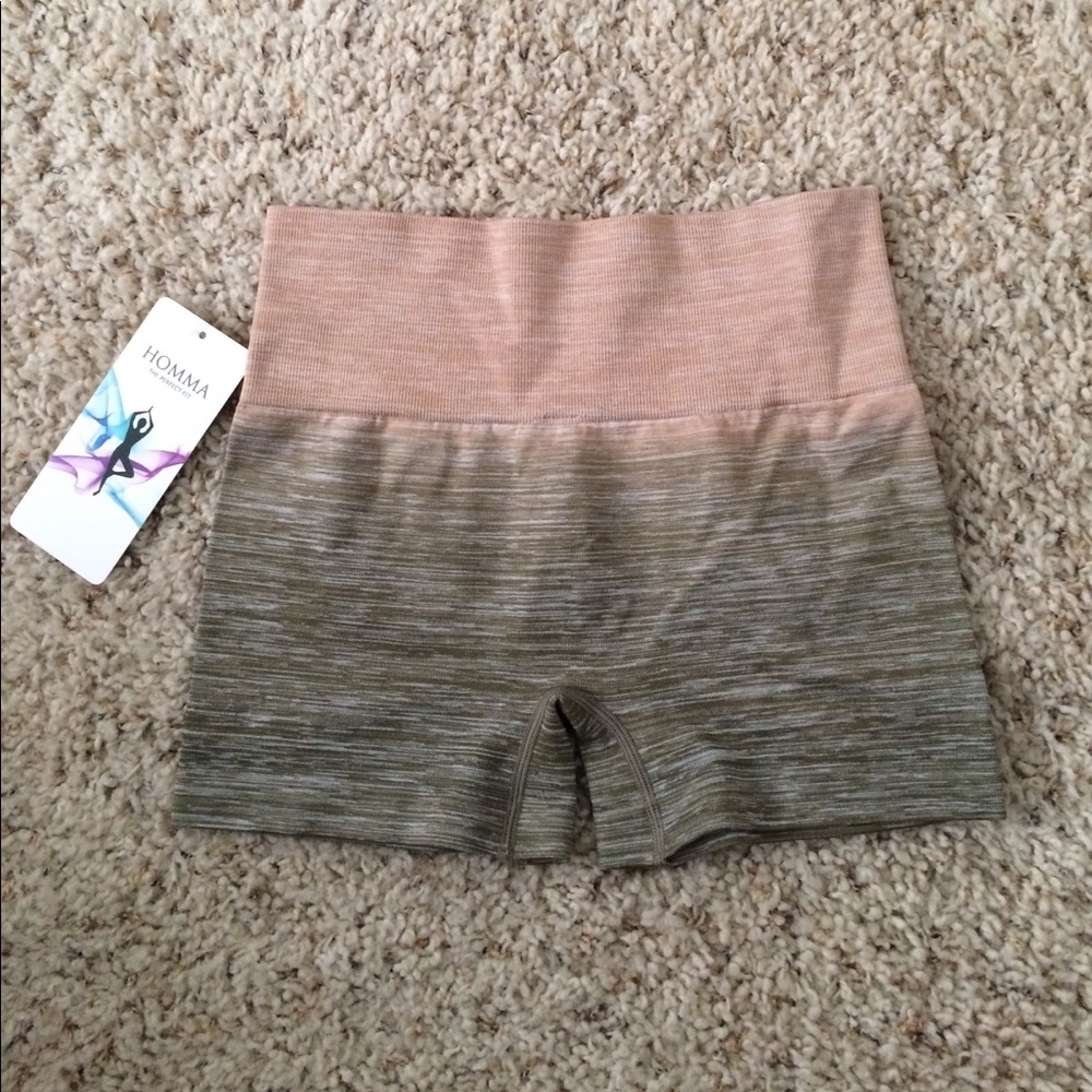High Waisted Active Compression Shorts NWT!
