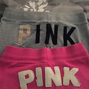 Pink sweatpants