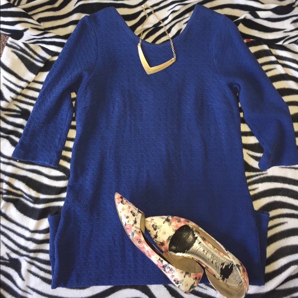 🌬🦋Royal Blue Knitted Fall/Winter Dress🌬🦋
