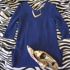 🌬🦋Royal Blue Knitted Fall/Winter Dress🌬🦋