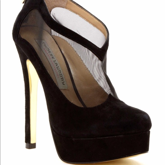 Chinese Laundry Shoes - Black mesh shoes