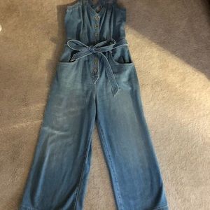 Denim overalls