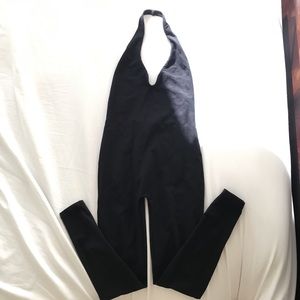 Halter Catsuit Bodysuit (Medium)