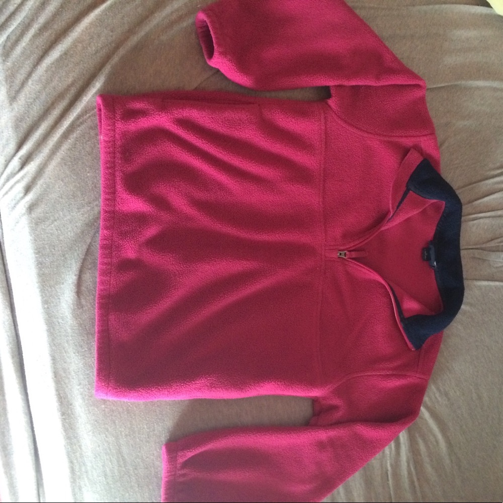 Fuzzy Pink Quarter Zip