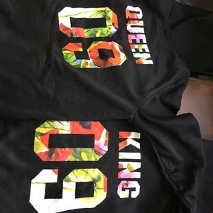 Set king and queen Hoody