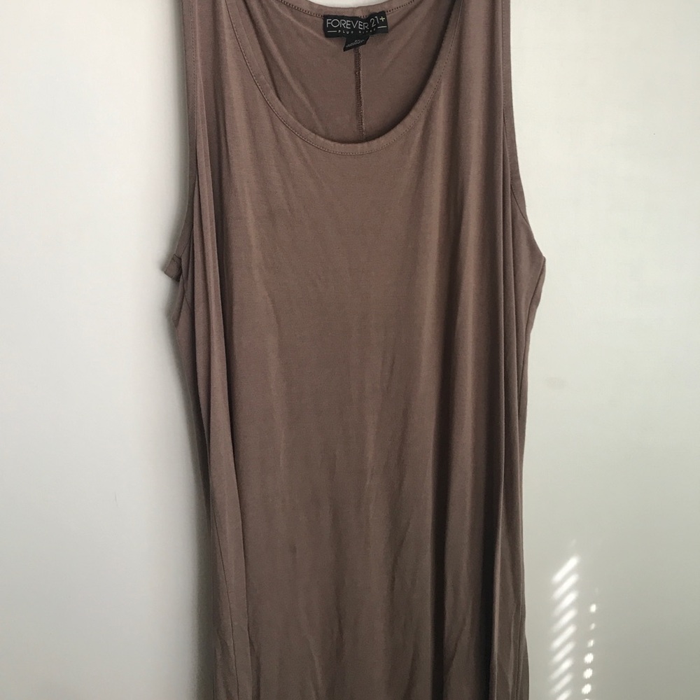 2x solid maxi dress
