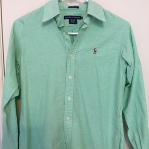 Ralph Lauren classic fit button down shirt.