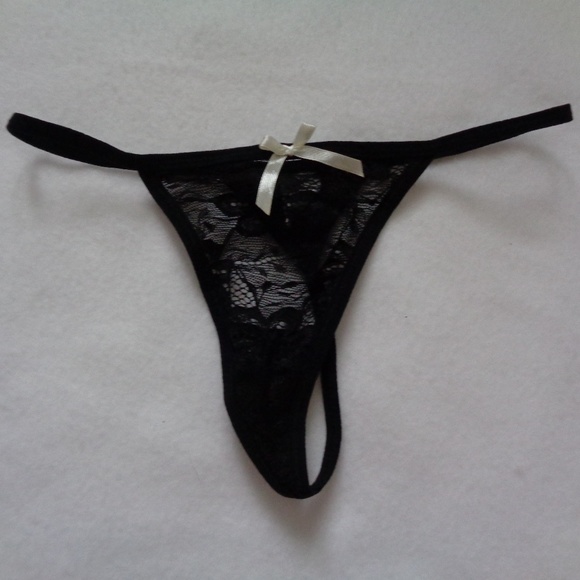 Sexy Black and White Slip - Picture 6 of 6