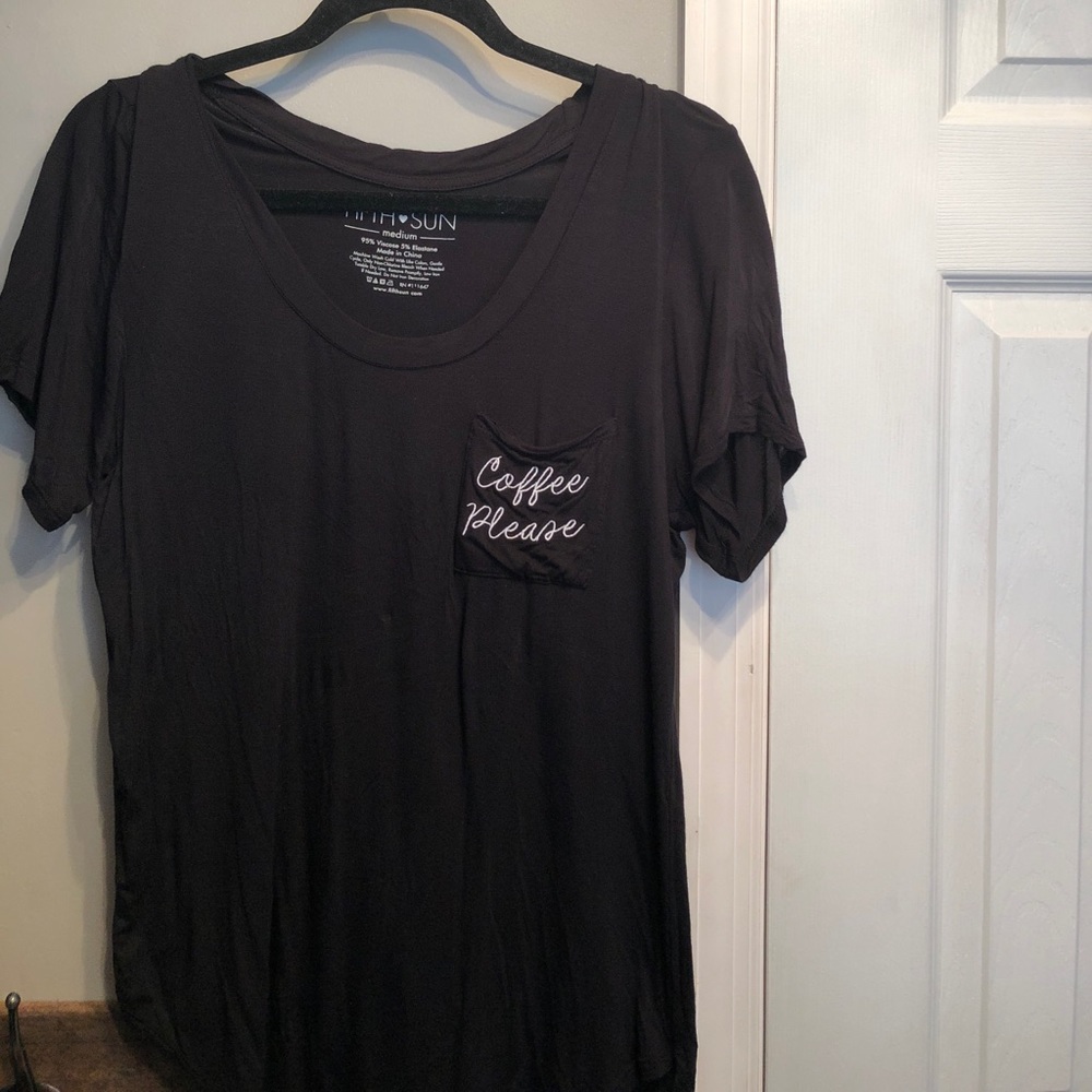 Coffee please flowy top