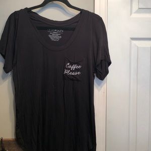 Coffee please flowy top