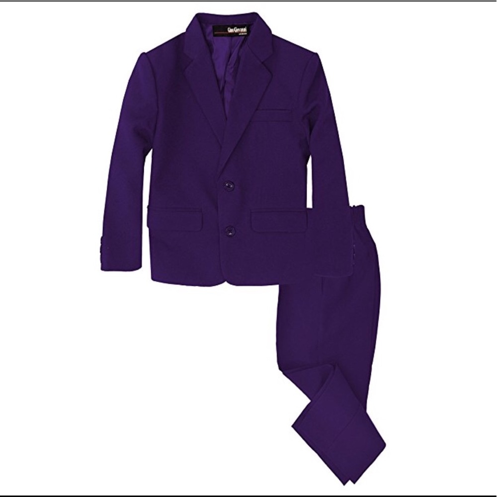 Boy’s, purple, 2 piece suit.