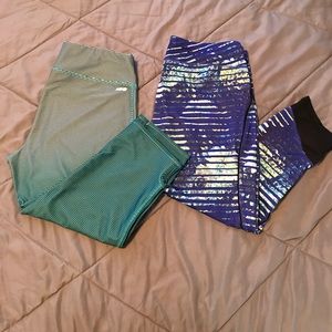 Striped athletic capris (set of 2 great designs!)