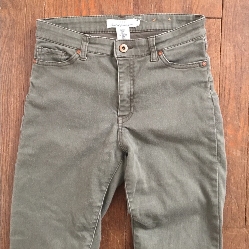 H&M L.O.G.G. Army green pants