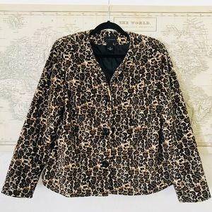 Vintage Cheetah Print Blazer