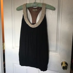 Pearl neck top