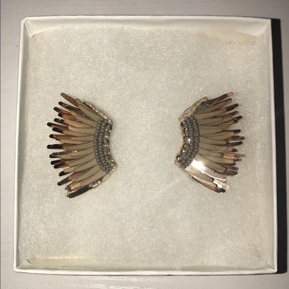 MIGNON GAVIGAN rose gold/ blush earrings