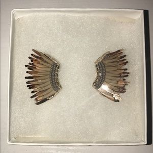 MIGNON GAVIGAN rose gold/ blush earrings