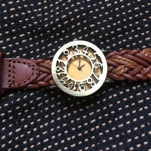 Woven wrist watch NWOT