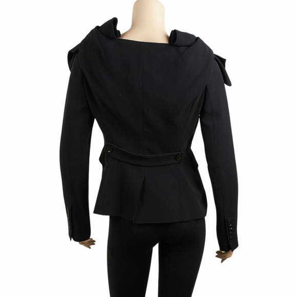 Burberry Silk Viscose Blazer Size 40 (129536) - Picture 3 of 4