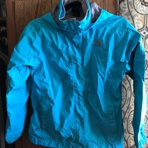 Girls North Face rain jacket