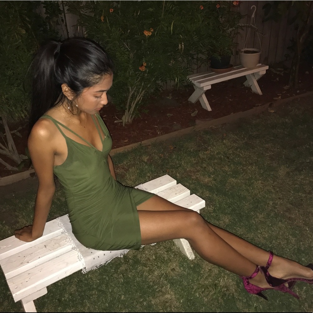 Green dress!