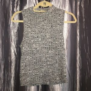 American Eagle Ribbed High Neck Tank