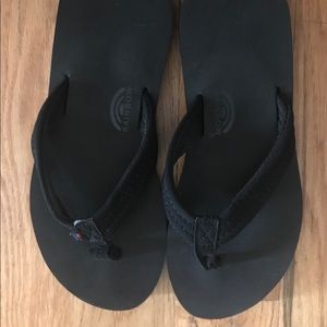 Kids Rainbow flip flops NWOT