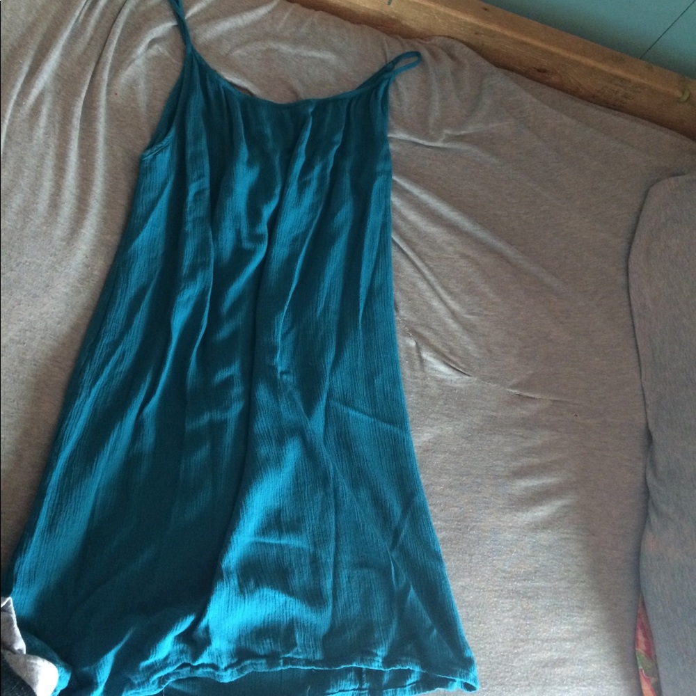 Teal summer dress