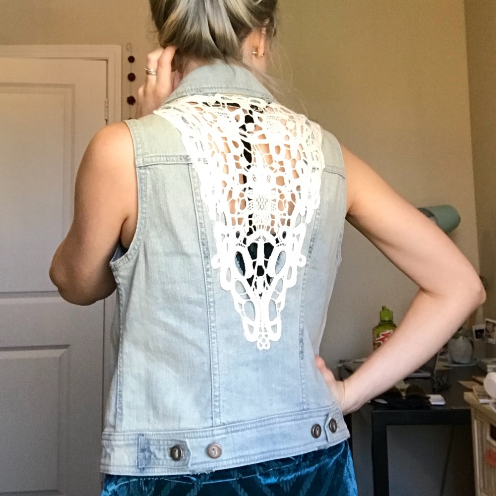 {Anthro} Pilcro Denim Vest