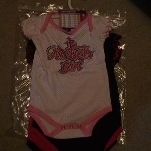 NBA 3 pack 12 month onsie
