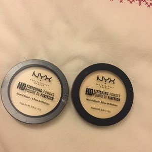 NYX HD Finishing Powder in Banana