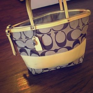 Coach bag with matching free wristlet