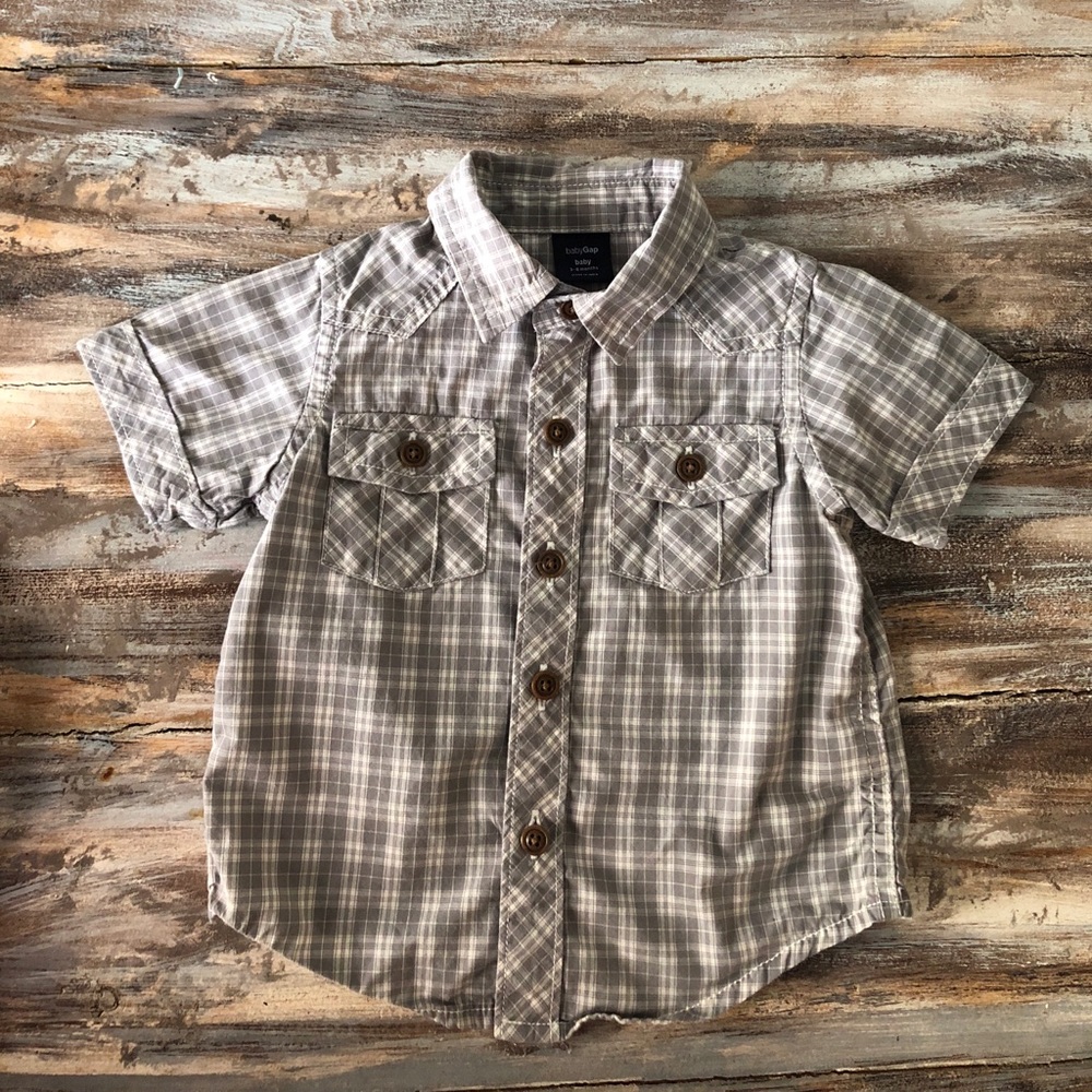 3-6 month Baby Gap button-up shirt