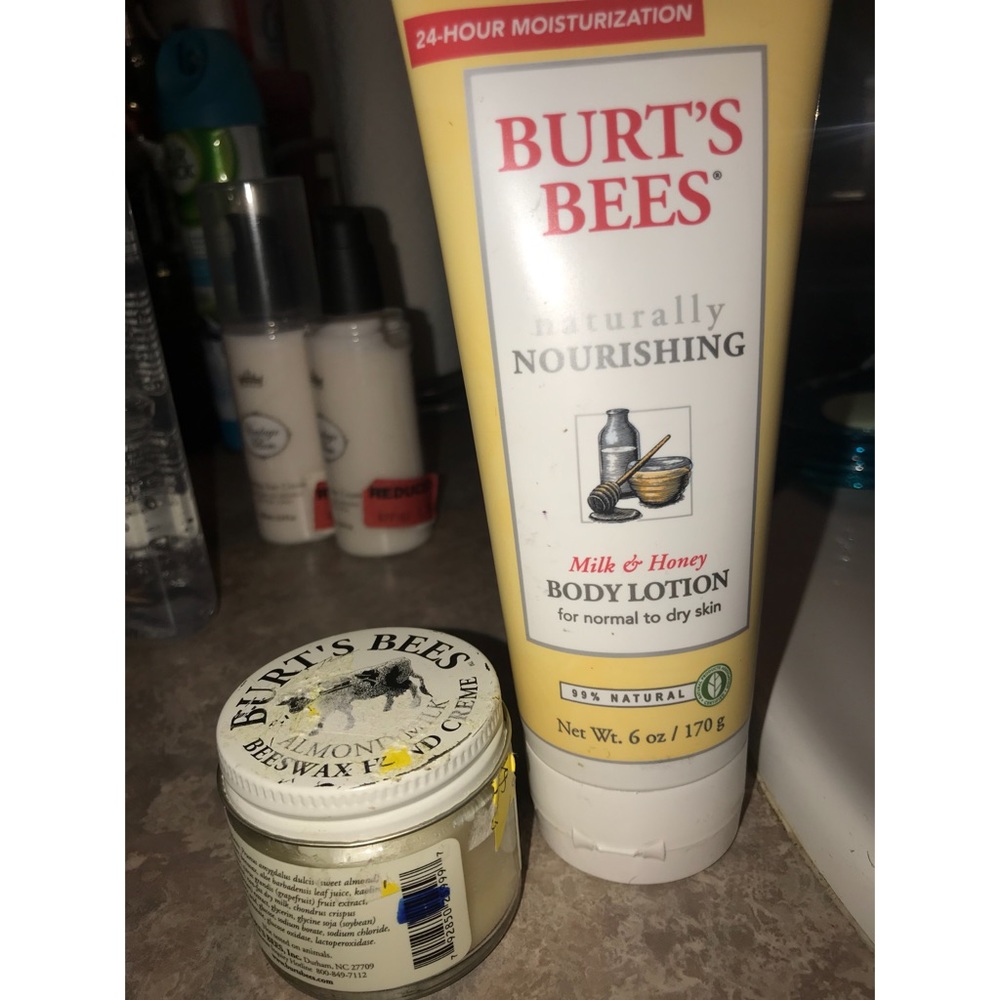 Burts Bee Hand Creme & Body Lotion