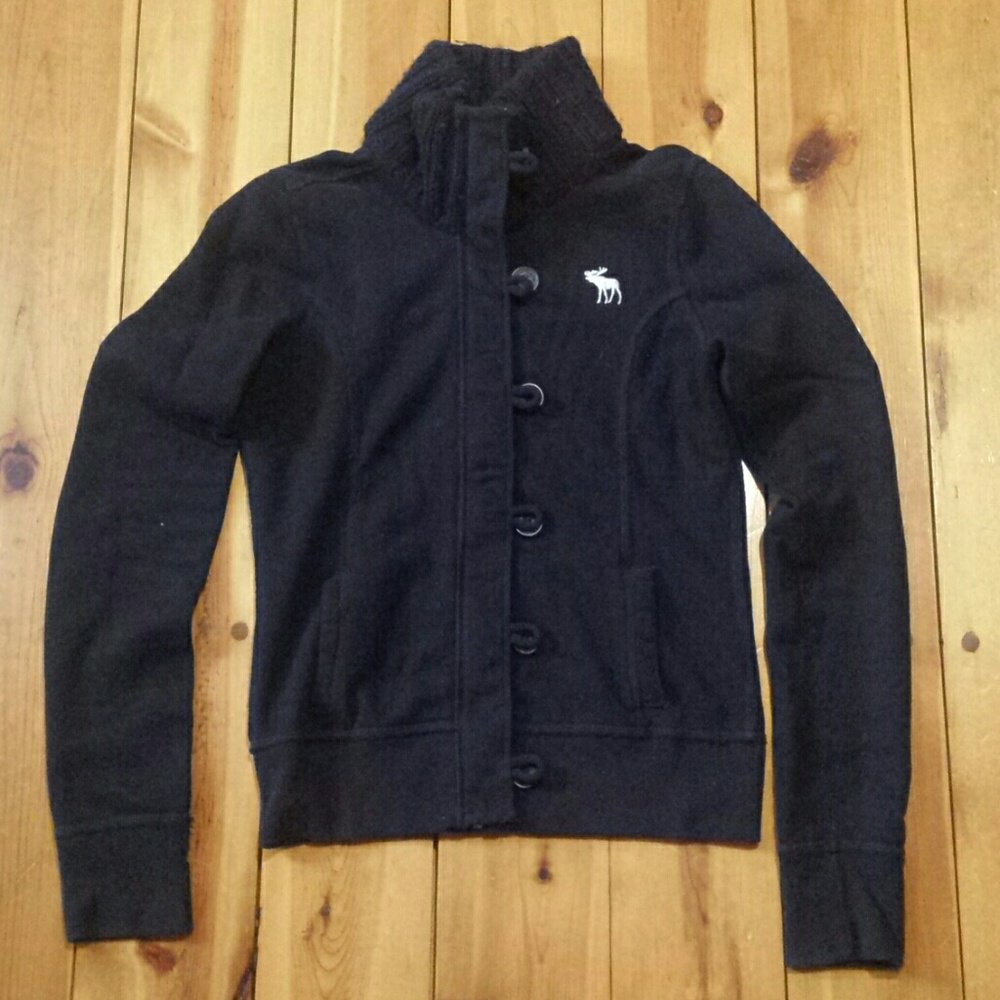 Navy Sweater Jacket