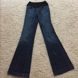 Citizens of Humanity maternity flare jeans.