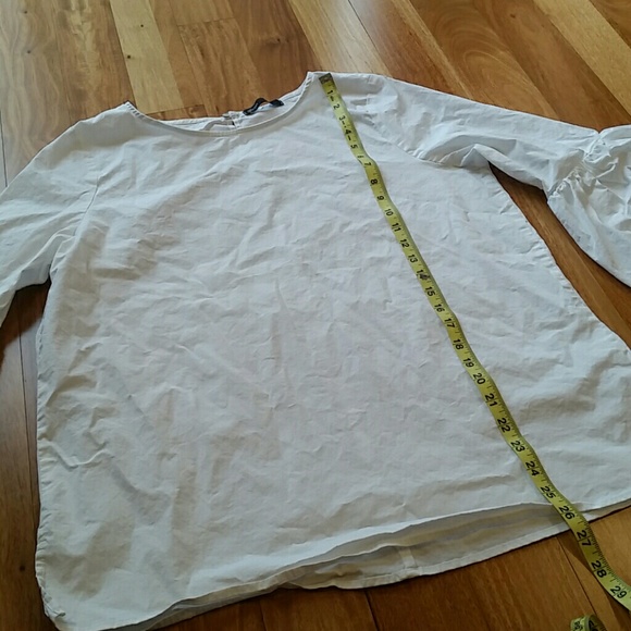 !SOLD!GIBSON Bell Sleeve Poplin Top blouse tee - Picture 4 of 8