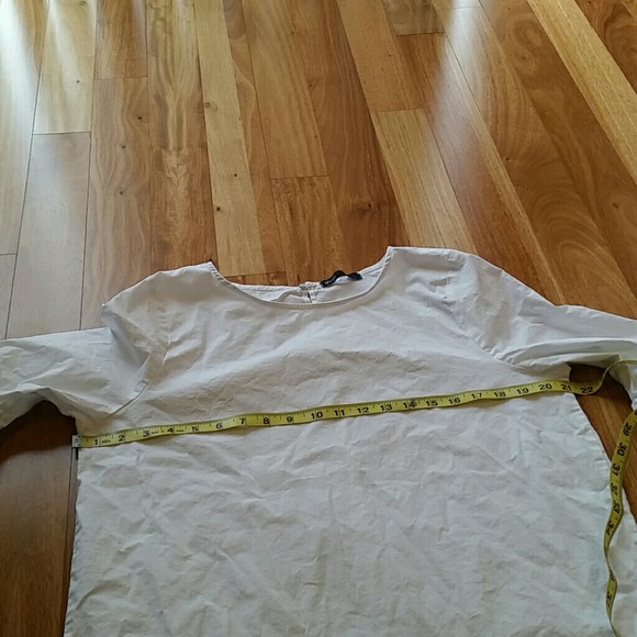 !SOLD!GIBSON Bell Sleeve Poplin Top blouse tee - Picture 5 of 8