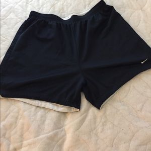 Dark blue reversible Nike shorts size L. Like new!