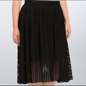 Torrid A line mesh skirt