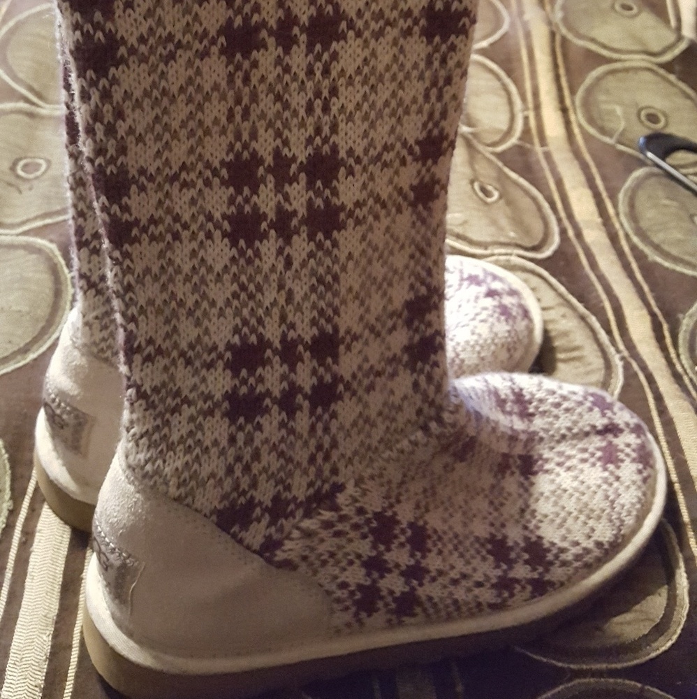 Plaid UGG woman's boots