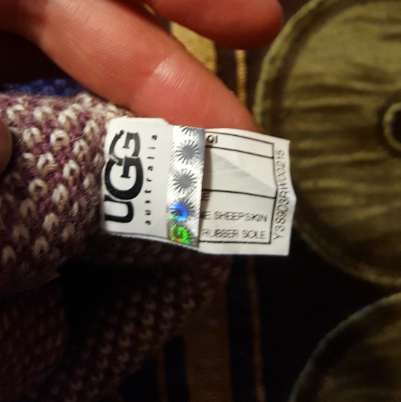 Plaid UGG woman's boots - Picture 2 of 5