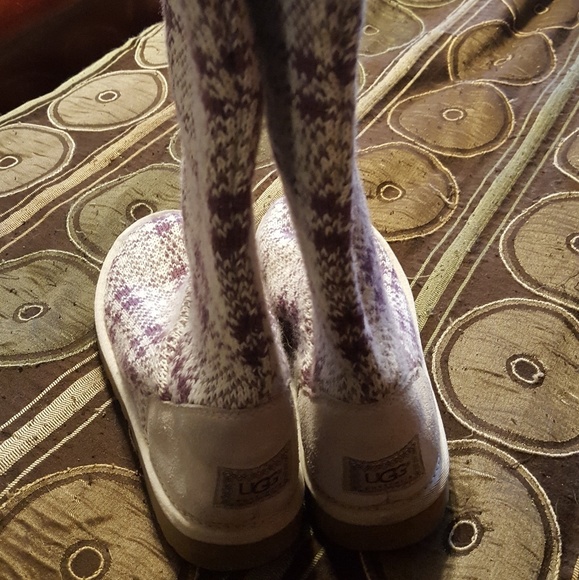 Plaid UGG woman's boots - Picture 5 of 5