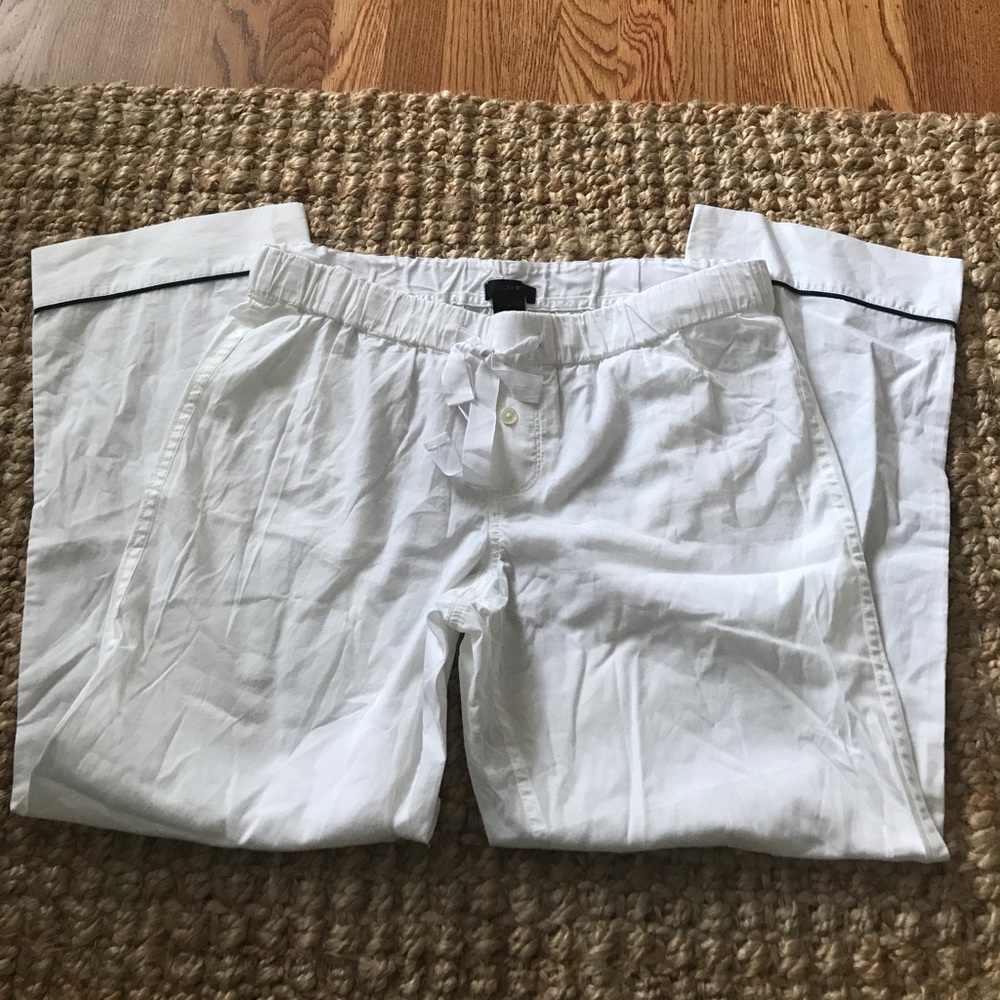 Never worn! J Crew pajama bottoms