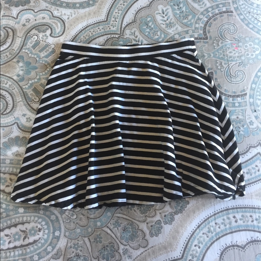 Aeropostale Striped Skater Skirt