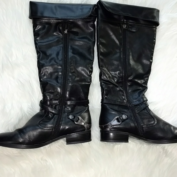 (MERONA)NEW BLACK BOOTS - Picture 5 of 8
