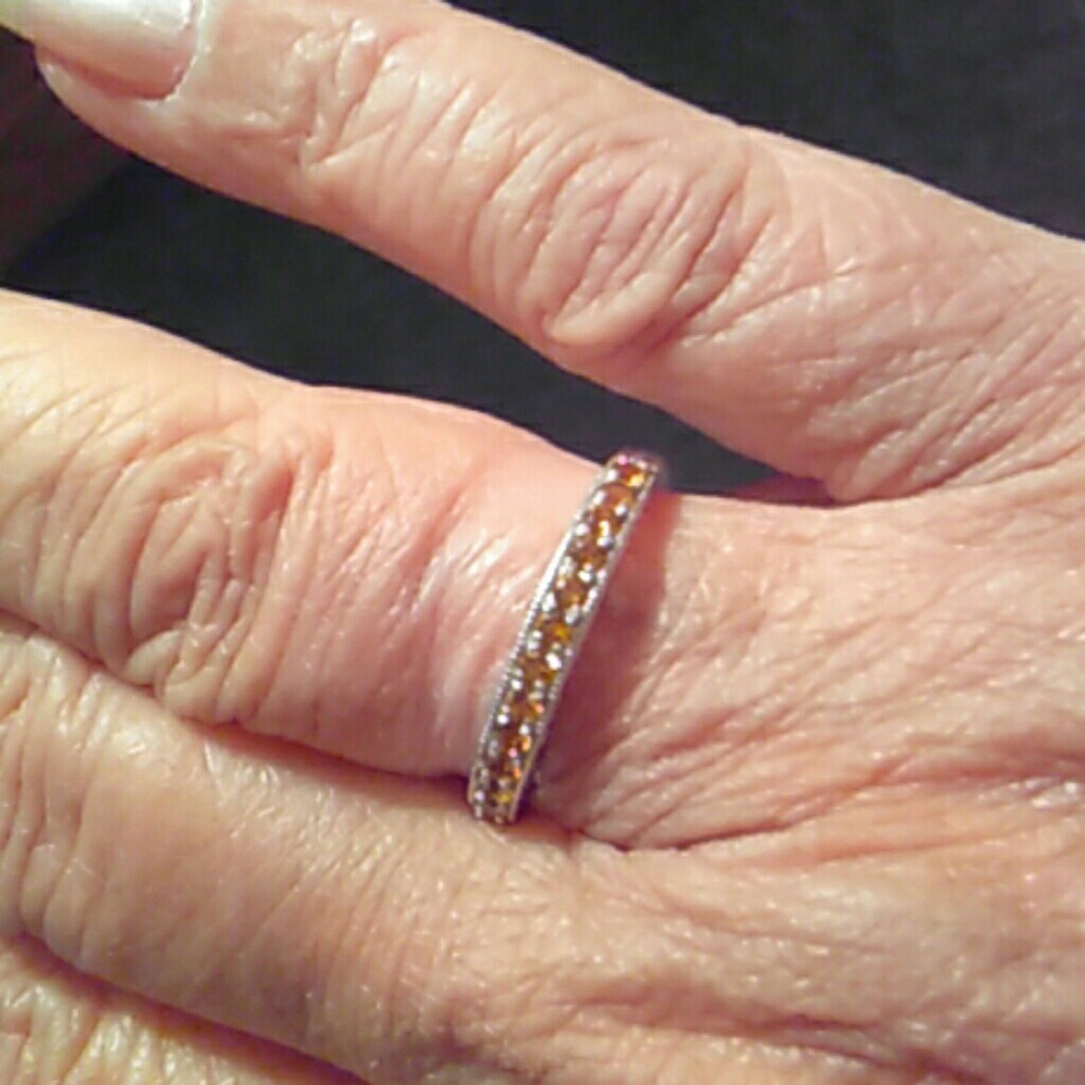 Citrine Band Ring